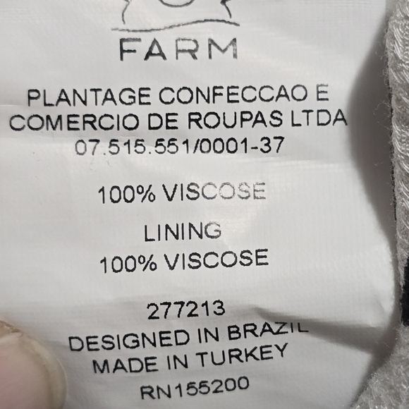 Farm By Anthropologie Woven Black & White Sineard Heart-Print Jumpsuit Size S - Picture 7 of 7